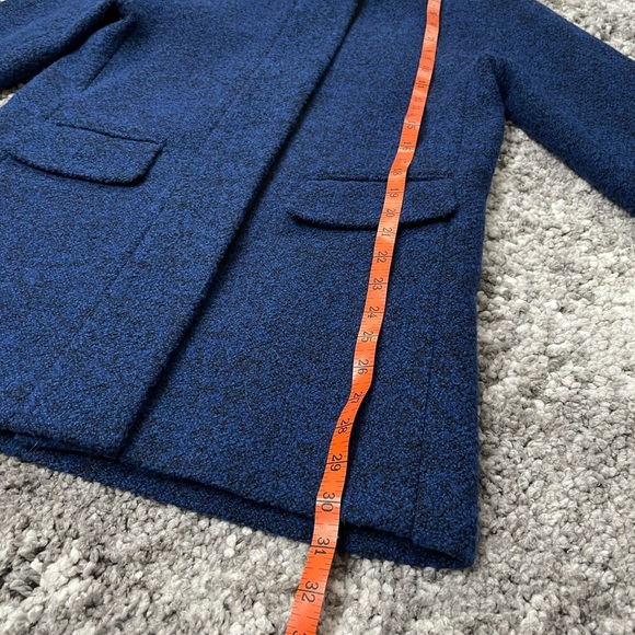 Jones New York blue & black marled coat - Picture 9 of 10
